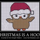 Christmas is a HOOT - Afghan Crochet Graph Pattern Chart