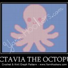Octavia the Octopus - Afghan Crochet Graph Pattern Chart