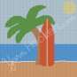 Sun, Surf, Sand - Afghan Crochet Graph Pattern Chart