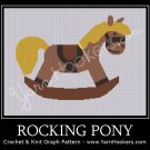 Rocking Pony - Afghan Crochet Graph Pattern Chart