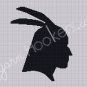 Tribal Silhouette - Afghan Crochet Graph Pattern Chart