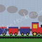 Toy Train - Afghan Crochet Graph Pattern Chart