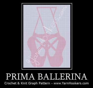 Prima Ballerina - Afghan Crochet Graph Pattern Chart