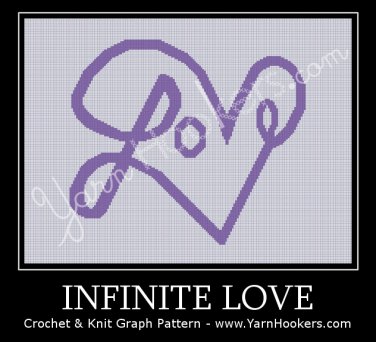 Infinite Love - Afghan Crochet Graph Pattern Chart