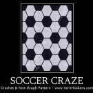 Soccer Craze - Afghan Crochet Graph Pattern Chart