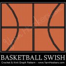 Basketball Swish - Afghan Crochet Graph Pattern Chart