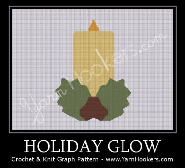 Holiday Glow - Afghan Crochet Graph Pattern Chart