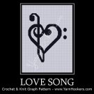 Love Song - Afghan Crochet Graph Pattern Chart