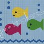 Go Fish! - Afghan Crochet Graph Pattern Chart