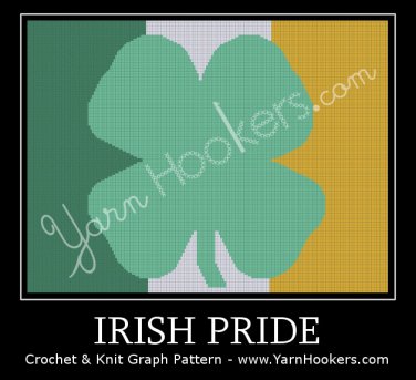 Irish Pride - Afghan Crochet Graph Pattern Chart