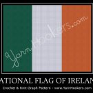 National Flag of Ireland - Afghan Crochet Graph Pattern Chart