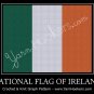 National Flag of Ireland - Afghan Crochet Graph Pattern Chart