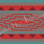 Native Sunrise - Afghan Crochet Graph Pattern Chart