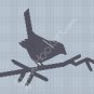 Songbird Silhouette - Afghan Crochet Graph Pattern Chart