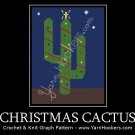 Christmas Cactus - Afghan Crochet Graph Pattern Chart
