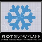 First Snowflake - Afghan Crochet Graph Pattern Chart