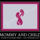 Mommy and Child - Afghan Crochet Graph Pattern Chart