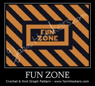 Fun Zone - Afghan Crochet Graph Pattern Chart