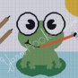 A Frog's Life - Afghan Crochet Graph Pattern Chart