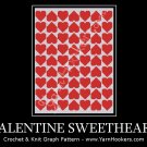 Valentine Sweetheart  - Afghan Crochet Graph Pattern Chart