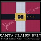 Santa Clause Belt - Afghan Crochet Graph Pattern Chart