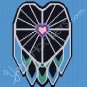 Native Dream Catcher - Afghan Crochet Graph Pattern Chart