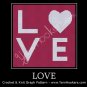 Love - Afghan Crochet Graph Pattern Chart