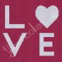 Love - Afghan Crochet Graph Pattern Chart