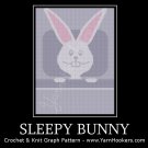 Sleepy Bunny - Afghan Crochet Graph Pattern Chart