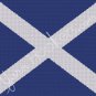Scotland National Flag - Afghan Crochet Graph Pattern Chart