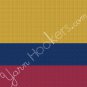 Colombian National Flag - Afghan Crochet Graph Pattern Chart