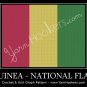 Guinean National Flag - Afghan Crochet Graph Pattern Chart