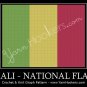 Malian National Flag - Afghan Crochet Graph Pattern Chart