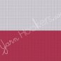 Polish National Flag - Afghan Crochet Graph Pattern Chart