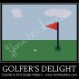 Golfer's Delight - Afghan Crochet Graph Pattern Chart