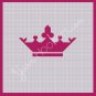Pink Majestic Crown - Afghan Crochet Graph Pattern Chart