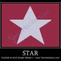 Star - Afghan Crochet Graph Pattern Chart