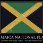 Jamaica National Flag - Afghan Crochet Graph Pattern Chart