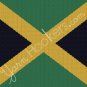 Jamaica National Flag - Afghan Crochet Graph Pattern Chart