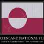 Greenland National Flag - Afghan Crochet Graph Pattern Chart