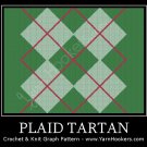 Plaid Tartan - Afghan Crochet Graph Pattern Chart