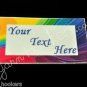 Abstract - Iron On / Sew In - 100% Cotton Fabric Labels (White)