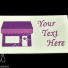 Storefront - Iron On / Sew In - 100% Cotton Fabric Labels (White)