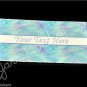 Pastel Strokes - Iron On / Sew In - 100% Cotton Fabric Labels (White)