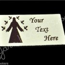 Heavenly Father - Iron On / Sew In - 100% Cotton Fabric Labels (White)