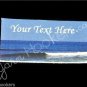 Ocean Wave - Iron On / Sew In - 100% Cotton Fabric Labels (White)