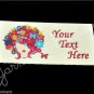Queen of Spring - Iron On / Sew In - 100% Cotton Fabric Labels (White)