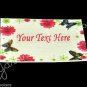 Frame of Spring - Iron On / Sew In - 100% Cotton Fabric Labels (White)