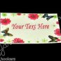 Frame of Spring - Iron On / Sew In - 100% Cotton Fabric Labels (White)