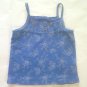 Blue Flower Printed Tank Top – Girl Size: 24 months